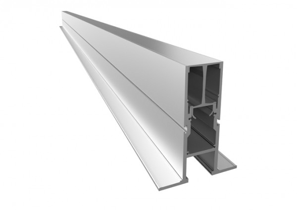 rutec Projekt Kementari lineair LED grondinbouwarmatuur, aluminium dummy voor montage, 520mm, PFC318