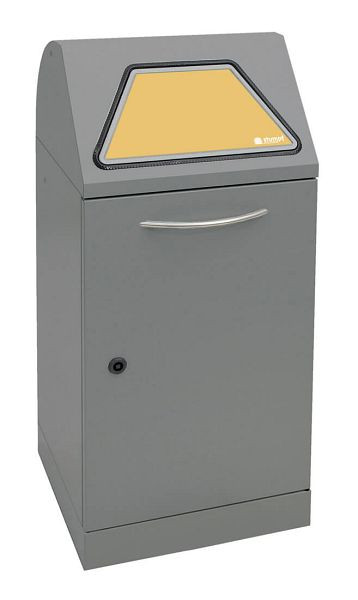 stumpf afvalscheiding Modul-Vario 60, grijze aluminium structuur, 60 liter, systeem: standaard, 625-060-0-2-100