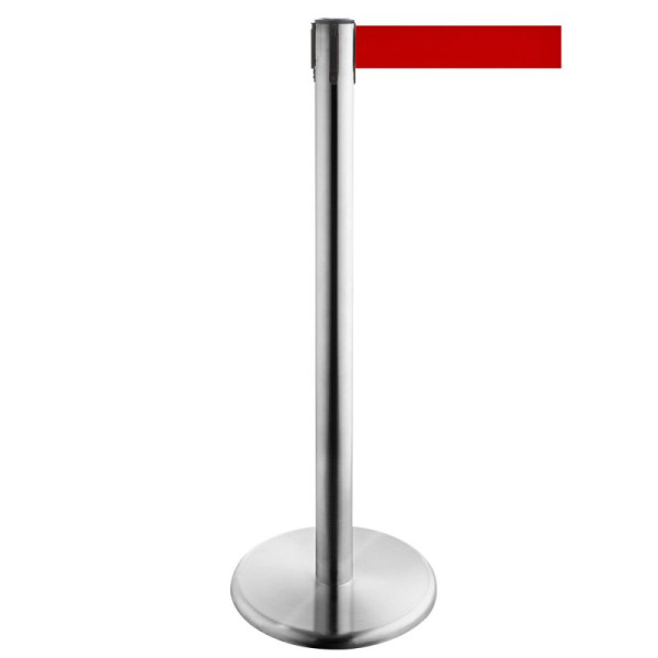 Stein HGS HGS personengeleidingssysteem -P-Line Future-, RVS, rood, met bandeindstuk (standaard), bandlengte: 4 m, 15701-0102