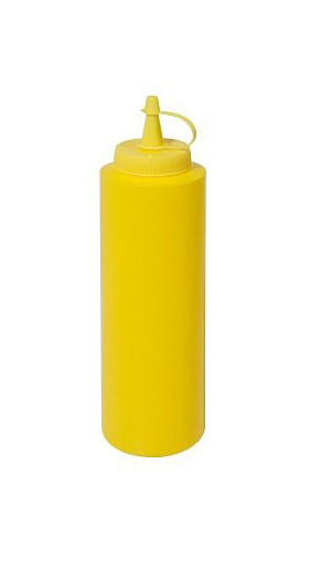 Contacto knijpfles 0,35 l, geel, 1460/353