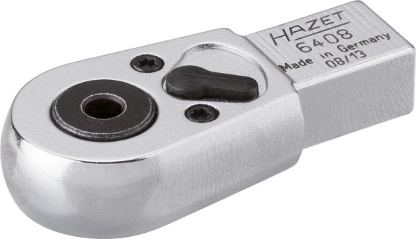 Hazet bit-omschakelratel, binnenvierkant 9 x 12 mm, holle zeskant 6,3 (1/4 inch), binnenzeskantprofiel, 6408