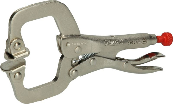 KS Tools lasklemtang beweegbare klembekken 0-25mm, 115.1178