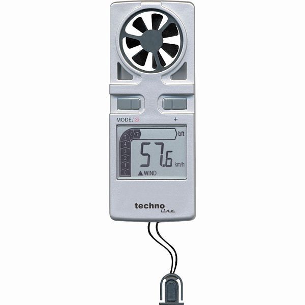 Technoline hand-anemometer, windkrachtweergave en windsnelheidsweergave, EA 3010