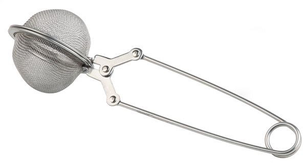 APS theezetzeef, Ø 4,5 cm, lengte 15,5 cm, roestvrij staal, met fijne zeef, uitklapbaar, 74750