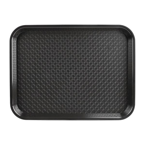 Olympia Kristallon fastfood dienblad zwart 45 x 35cm, P507