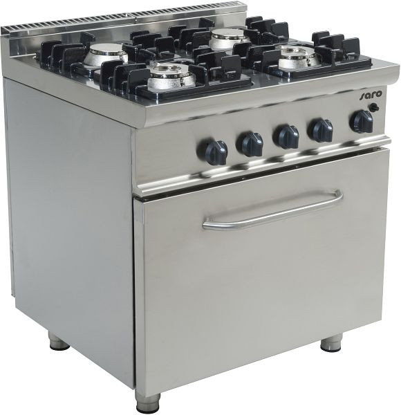 Saro gasfornuis met gasoven model E7/KUPG4LO, 423-1030