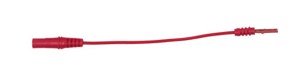 KS Tools 4,0 mm ingangsbus naar 2,0 mm testadapterbus vlak (rood), 150.0961