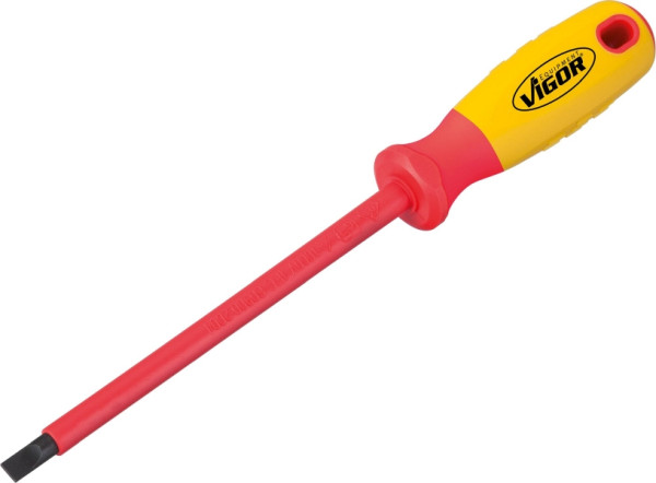 VIGOR VDE sleufschroevendraaier, sleufprofiel, 1,2 x 6,5 mm, V2061