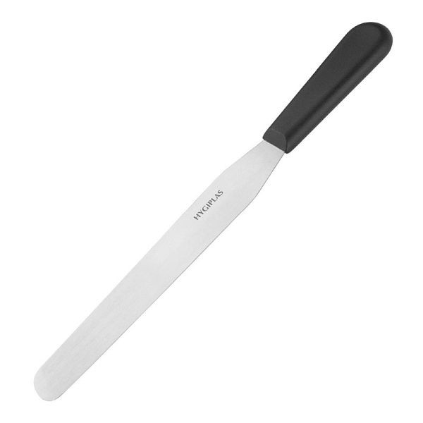 Hygiplas paletmes recht 25cm zwart, D406