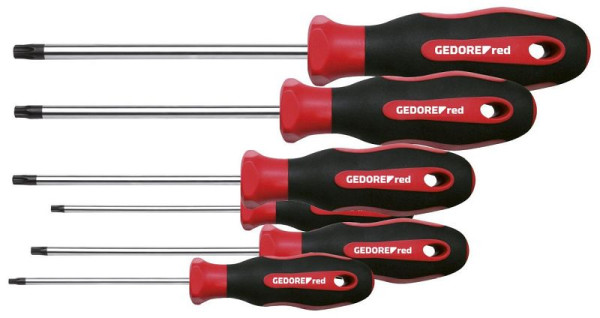 GEDORE rood 2K schroevendraaierset T10-40 6-delig, 3301272