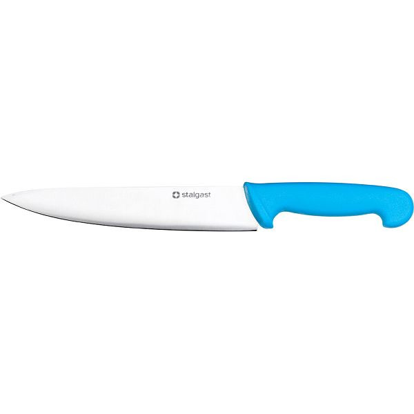 Stalgast keukenmes, HACCP, blauw handvat, roestvrijstalen lemmet 22 cm, MS0924210