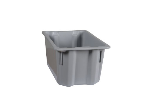 Plastipol-Scheu K 400/2 POLYBOX PP GRIJS, 300 mm x 200 mm x 150 mm, 28420016