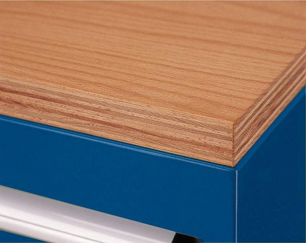 KLW afdekplaat 30 mm dik, beuken multiplex geïmpregneerd met lijnolie, plaatafmetingen: 572 x 750 x 30 mm B x D x S voor ladekastenserie, SEB-BM30