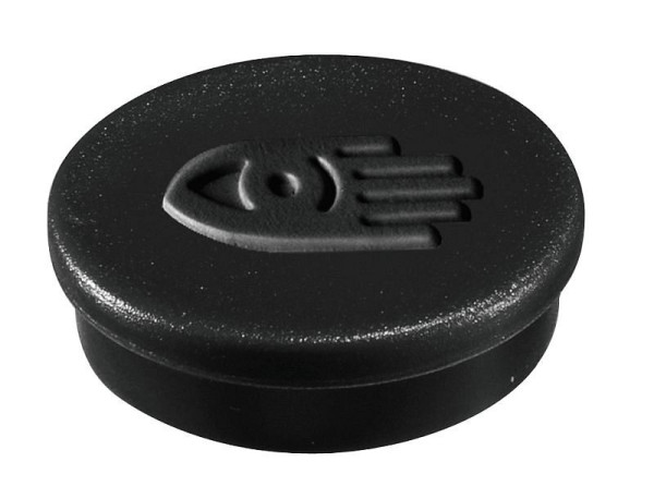 Legamaster magneten 30mm zwart, VE: 10 stuks, 7-181201