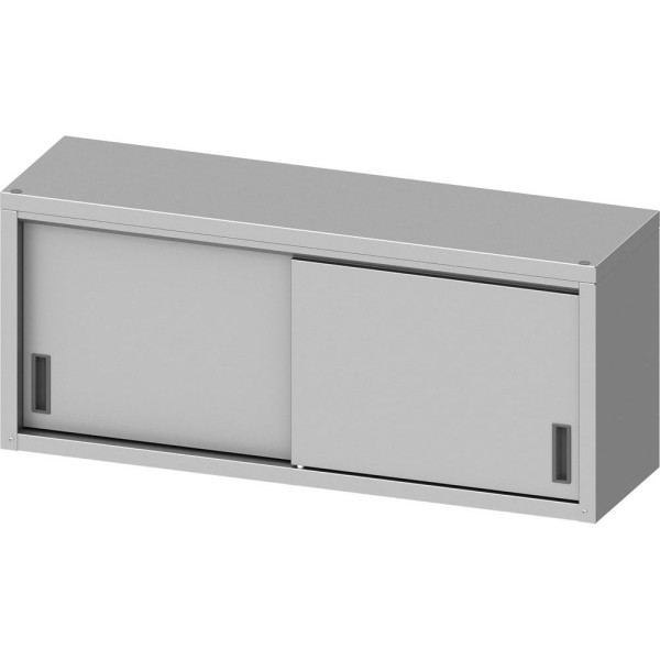 Stalgast wandkast ECO met schuifdeuren 1000x400x600 mm, zelf te monteren (AISI201), DHS10462