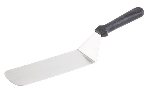 APS spatel, 24 x 7,5 cm, lengte 37,5 cm, flexibel roestvrijstalen mes, antislip polypropyleen handvat, zwart, 88939