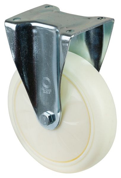 BS Rolls Zwaarlastwiel, bokwiel, wielbreedte 50 mm, wiel-Ø 200 mm, draagvermogen 600 kg, kunststof gekroond, kogellager, N110.B15.203