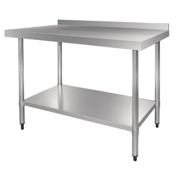 Vogue werktafel met opstand en plank 150 x 70cm, GJ508