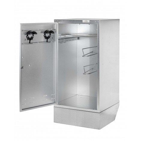 Growi verrijdbare zadelkast 130 x 75 x 75 cm, met zadelhouder en cilinderslot, 10051790
