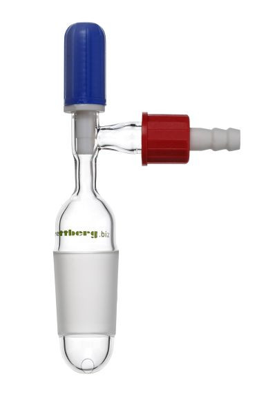 Rettberg exsiccatorventiel voor afdekbuis Kern NS 24/29, schroefdraad GL 14, 124000024
