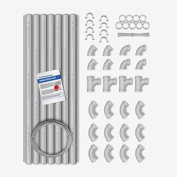 HKW installatieset voor 4 zuignappen, 30170
