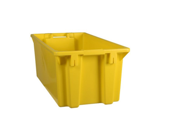Plastipol-Scheu K 400/80 POLYBOX PP GEEL, 800 mm x 400 mm x 300 mm, 28480014
