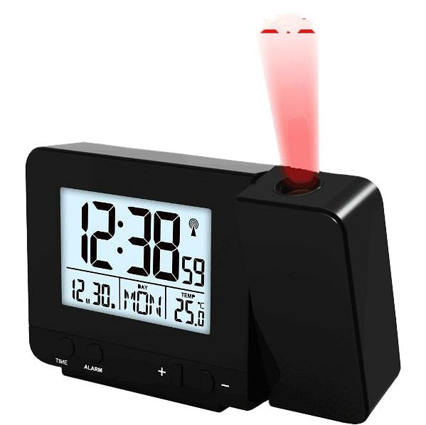 Technoline wekkerradio, wekkerradio DCF-77 met handmatige instelmogelijkheid, afmetingen: 135 x 31 x 80 mm, WT 546
