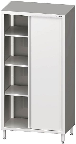 Stalgast hoge kasthoogte 2000 mm, met schuifdeuren, gelast