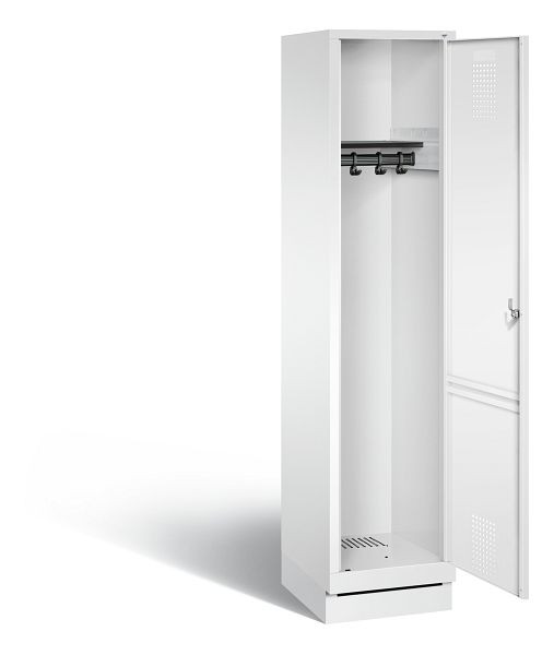 C+P Evolo locker, H1800xB420xD500mm, kleur: verkeerswit, 48020-12 S10425