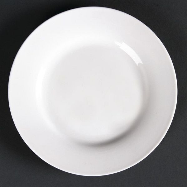 Lumina ronde borden met brede rand 15cm, VE: 6 stuks, CD621