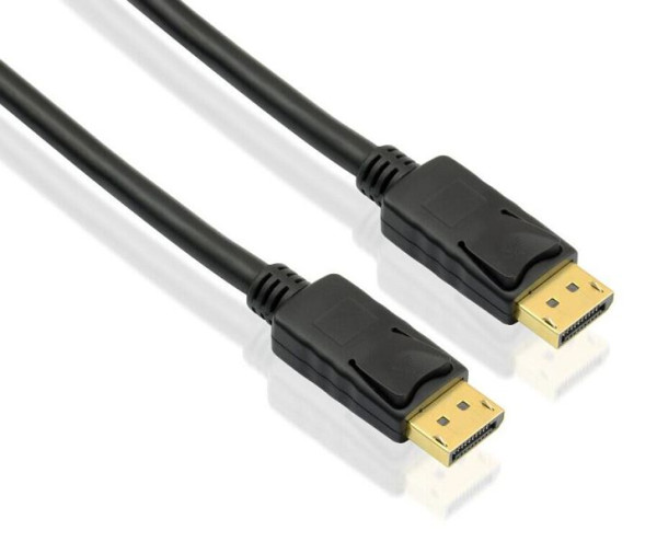 Helos aansluitkabel, DisplayPort male/male, 4K 3.0m, zwart, 288439
