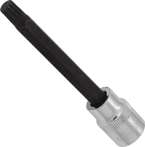 VIGOR-schroevendraaierbit, hol vierkant 10 mm (3/8 inch), inwendig meertands profiel XZN, M8, lengte: 93 mm, voor handbediening, V6116