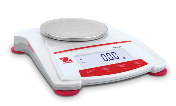 OHAUS Draagbare weegschaal SKX222 EU, weegvermogen 220 g, afleesbaarheid bij wegen 0,01 g, 30253071