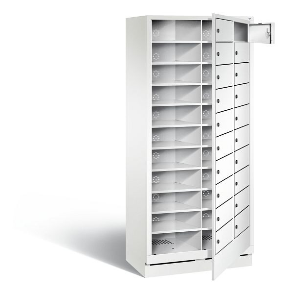 C+P wasautomaat Evolo, H1800xB810xD500mm, kleur: verkeerswit, 48160-210 S10177