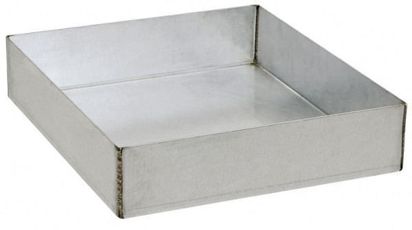 stumpf onderbak voor milieukasten, verzinkt. Met ÜHP, massa: 415x470 mm, 7560300
