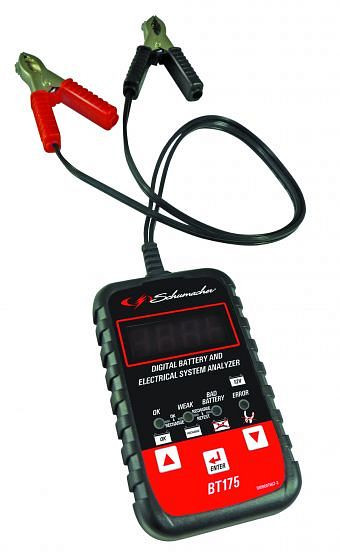 Schumacher accutester 12 V, VE: 2 stuks, BT175