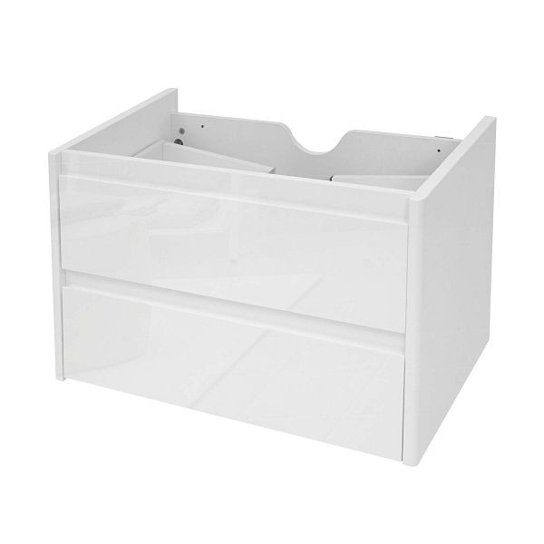 Mendler HWC-B19 badmeubel, badmeubel, hoogglans Soft-Close 50x60cm, wit, 57615