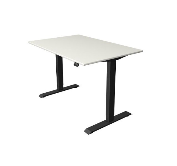 Kerkmann zit-statafel B 1200 x D 800 mm, elektrisch in hoogte verstelbaar van 740-1230 mm, wit, 10180610