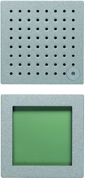 TCS-module combinatie van LC-display en luidsprekermodule voor maximaal 1.000 wooneenheden AMI-serie, zilver, AMI10105-0710