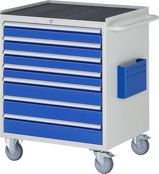 RAU montagewagen serie 7000, B770 x D650 x H975 mm, metalen onderstel, laden: 4xH90, 3xH120 mm, 15-XL5.17A-MT.11