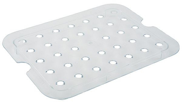 APS afdruiprek voor GN 1/1, 47,3 x 26,8 cm, hoogte: 2 cm, polycarbonaat, geschikt voor GN 1/1 bakken, van polycarbonaat, 82003