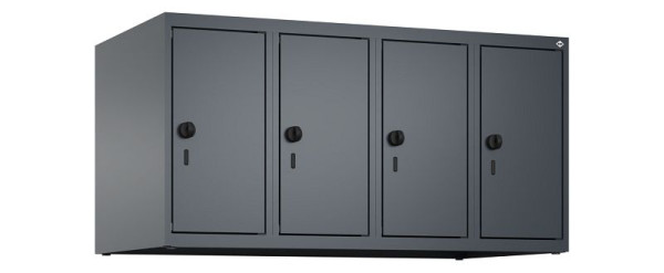 C+P kastopzet Classic PLUS, bovenkast, 7016/7016, veiligheidsdraaisluiting, 500x1000x500mm, 4 vakken, 080090-49 S10012