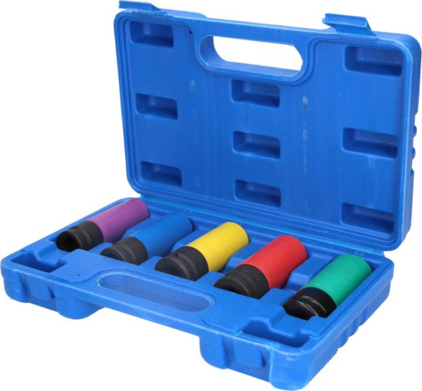 Brilliant Tools 1/2" aluminium slagdoppenset, 5-delig, BT691010