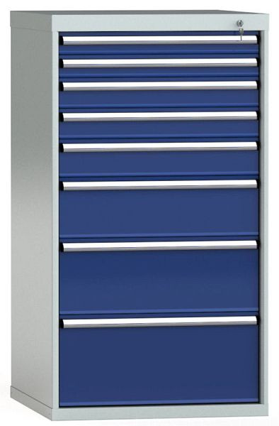 KLW ladekast 1325 x 725 x 750 mm H x B x D, inbouwmaten: 1225 mm, indeling: 36x36 stuks, SGB1325-08EP-001
