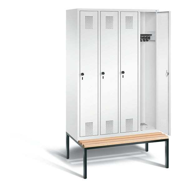 C+P Evolo locker, H2090xB1190xD815mm, kleur: verkeerswit, 48050-40 S10637