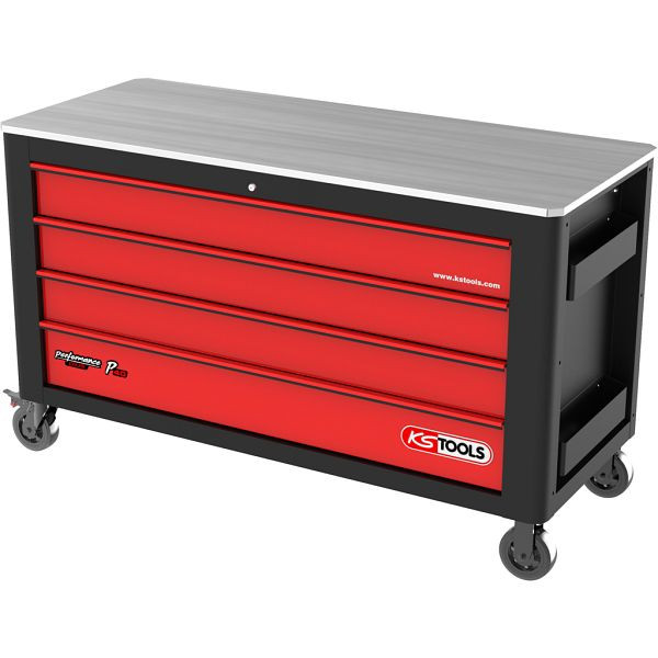 KS Tools PERFORMANCEplus werkplaatswagen P40 met 4 laden, 873.6008