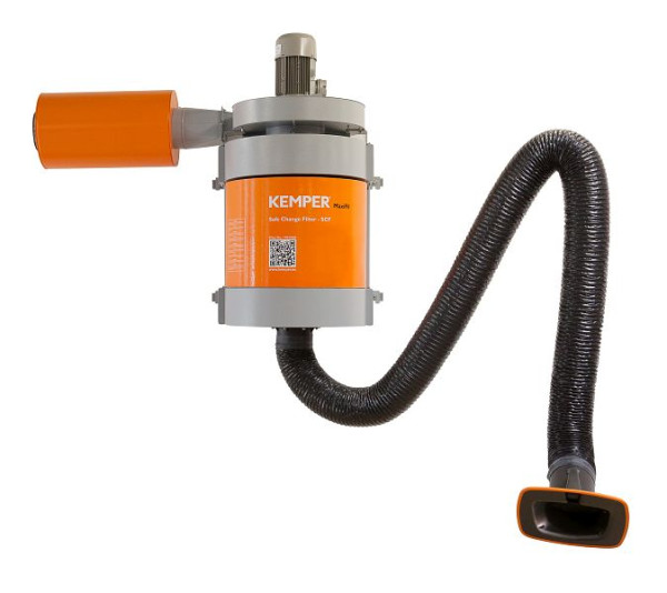 ELMAG zuigsysteem, MaxiFil, stationair, zuigarm Ø 150mm/4m in slanguitvoering, 58637