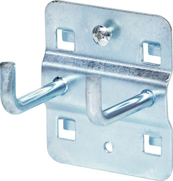 KS Tools Dubbele gereedschapshouder met verticaal haakuiteinde, diameter 6 mm, 35 mm, 860.0816