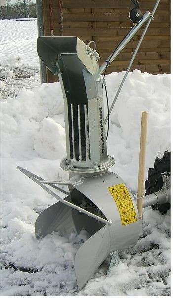PowerPac eentraps sneeuwblazer 46 cm voor MF3, BRIKTMECO