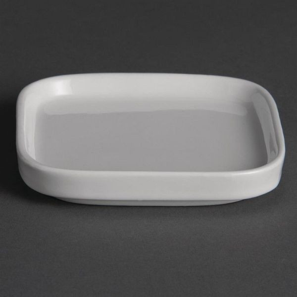 Olympia Whiteware vierkante amuseschalen 9,3cm, VE: 12 stuks, Y140